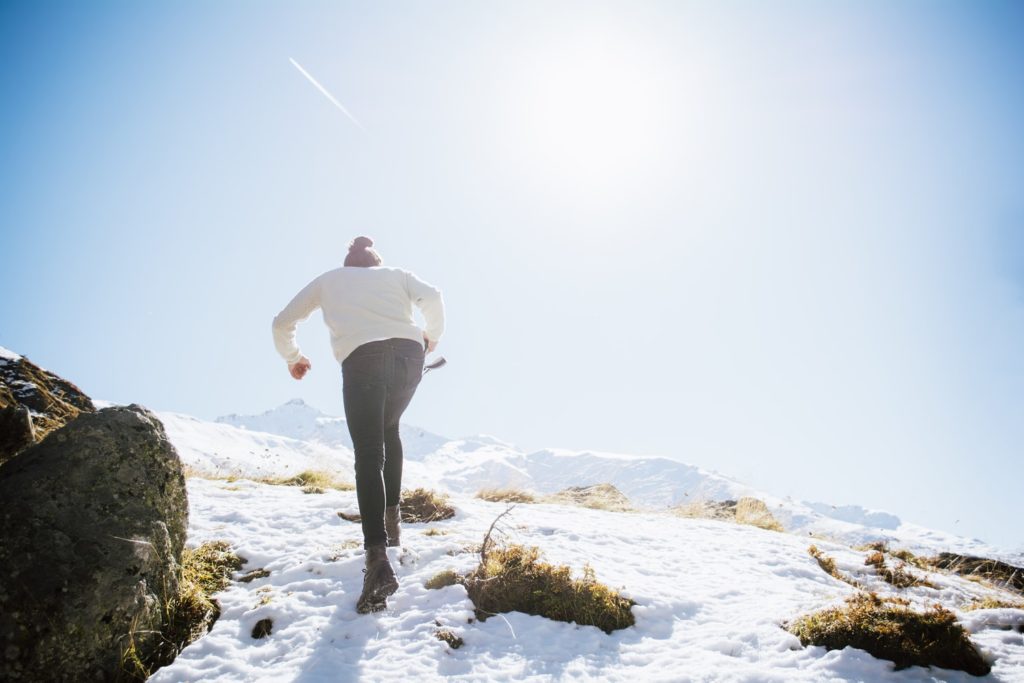 Joggen im Schnee ohne Risiko